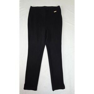 Rafaella Women Black Comfort Stretch Pull-On Trousers Pants RF158800 Size M